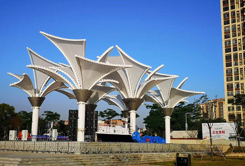 ptfe膜結構工程有什么優點？ptfe膜結構工程單價怎么算的？