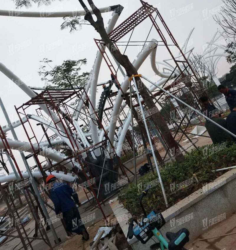 東莞市東江西岸異型鋼結(jié)構(gòu)項目