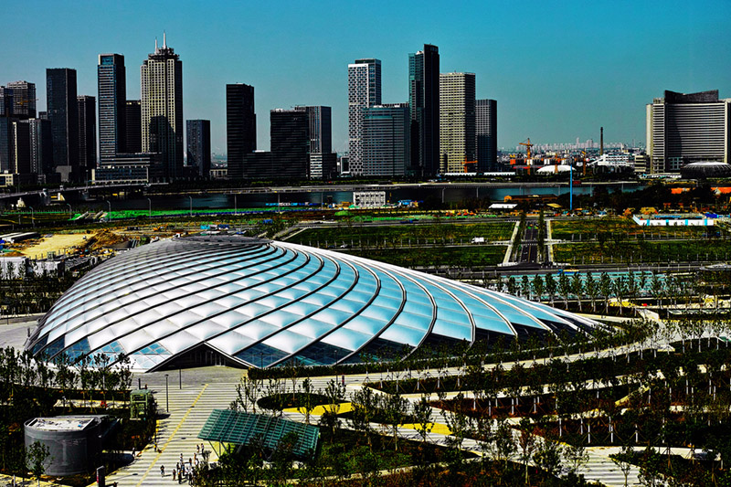 PTFE膜結(jié)構(gòu)屋面 PTFE膜結(jié)構(gòu)屋面