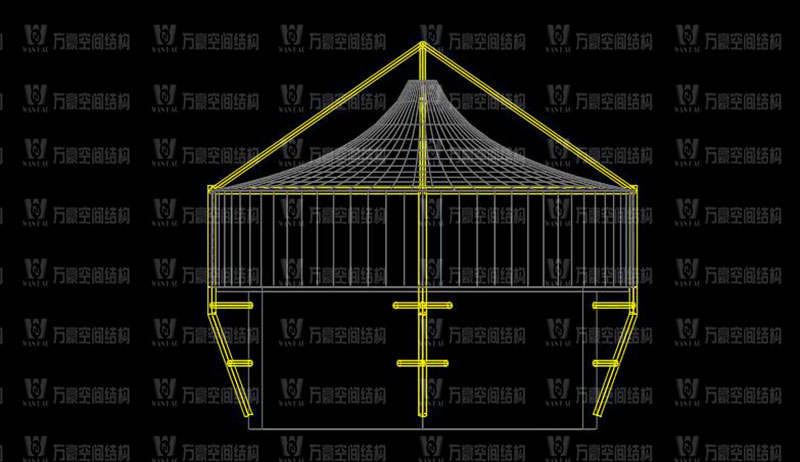 淮安鹽化新材料產(chǎn)業(yè)園區(qū)污水處理廠膜結(jié)構(gòu)項目竣工