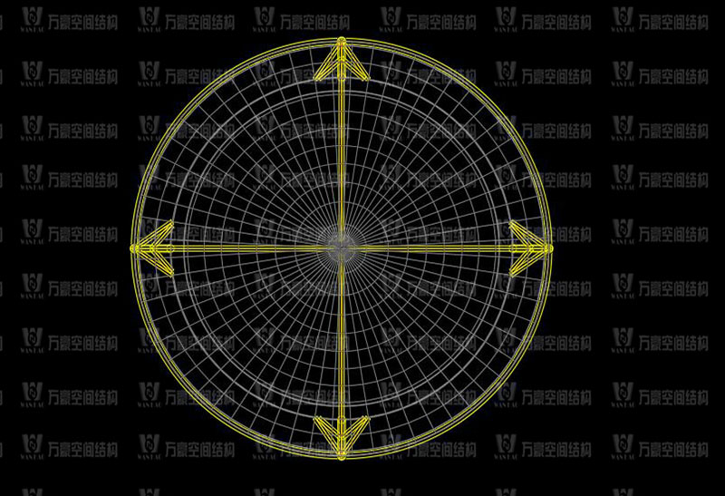 淮安鹽化新材料產(chǎn)業(yè)園區(qū)污水處理廠膜結(jié)構(gòu)項目竣工