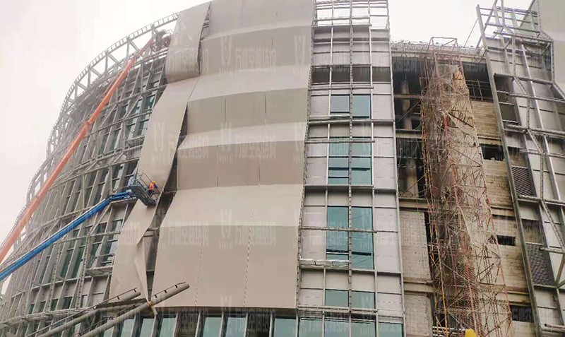 紹興國(guó)際會(huì)展中心一期B區(qū)會(huì)議中心 PTFE外立面網(wǎng)格膜工程竣工 紹興國(guó)際會(huì)展中心一期B區(qū)會(huì)議中心 PTFE外立面網(wǎng)格膜工程竣工
