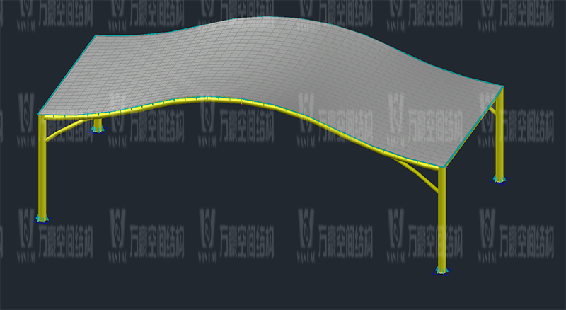 樂清鐵定溜溜樂園膜結構工程位于浙江省溫州市樂清市，項目鋼膜結構雨棚包括6號商業街蜂窩狀ETFE膜結構、檢票口PTFE膜結構、售票口PVDF膜結構。    目前，售票口、檢票口已全部完成；6號商業街支撐結構已安裝完成，正在吊裝網殼，網殼共分為11片，正在吊裝第3片。  樂清鐵定溜溜樂園膜結構工程商業街網殼吊裝中  樂清鐵定溜溜樂園膜結構工程商業街網殼吊裝中  樂清鐵定溜溜樂園膜結構工程商業街網殼吊裝中  樂清鐵定溜溜樂園膜結構工程商業街網殼吊裝中  樂清鐵定溜溜樂園膜結構工程商業街網殼吊裝中    期待整個工程的完工，來領略它別致的風采。