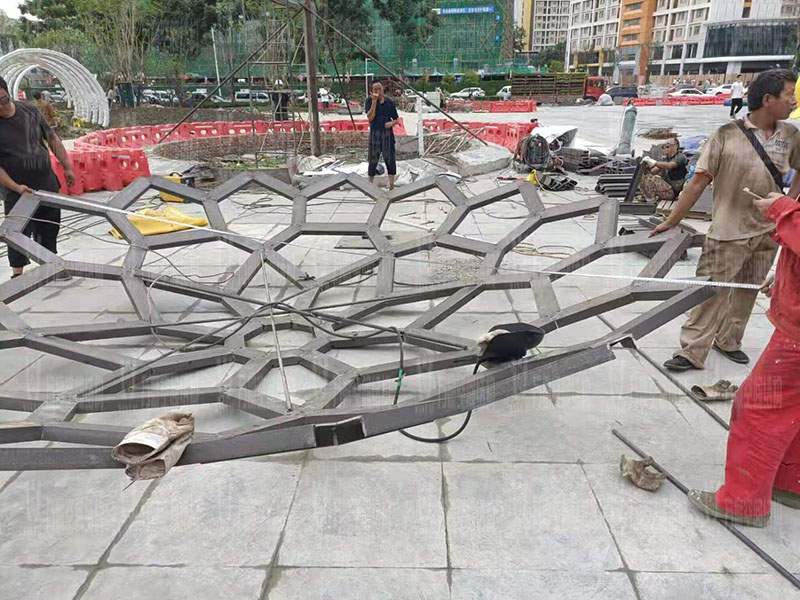 無線創智城市功能空間業態優化五星集市鋼膜結構工程