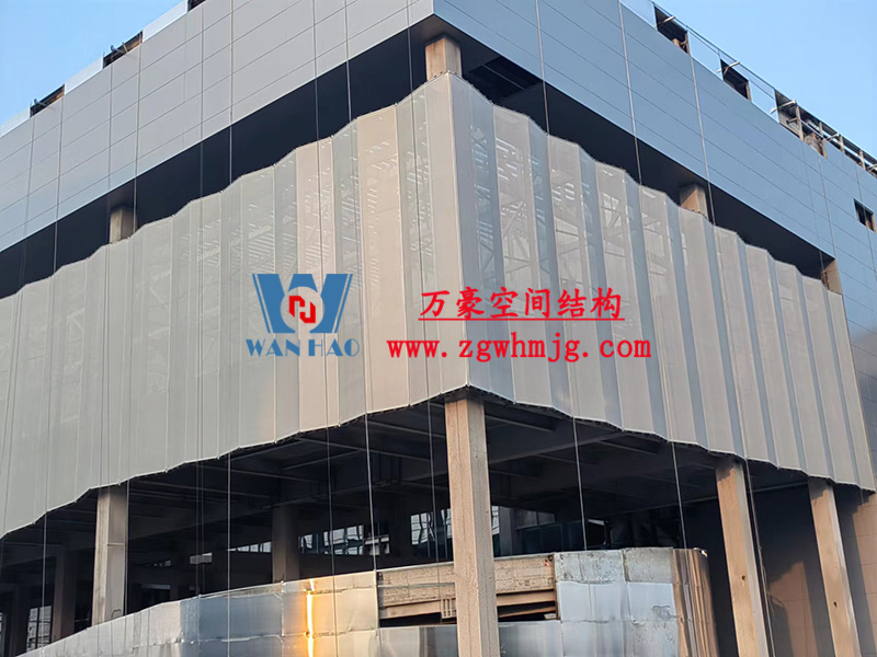 紹興國(guó)際會(huì)展中心C1區(qū)展廳幕墻網(wǎng)格膜項(xiàng)目完工 紹興國(guó)際會(huì)展中心C1區(qū)展廳幕墻網(wǎng)格膜項(xiàng)目完工