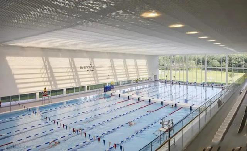 泳池ETFE膜結構丨室內泳池的ETFE透明屋頂 泳池ETFE膜結構丨室內泳池的ETFE透明屋頂