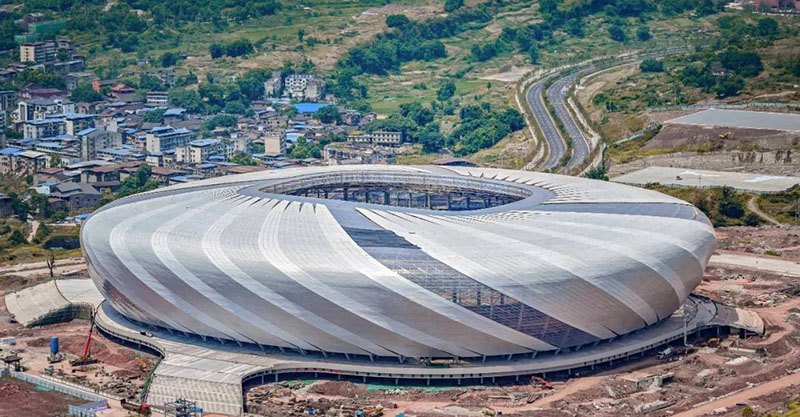 最新進(jìn)展！龍興足球場(chǎng)10月底竣工交付