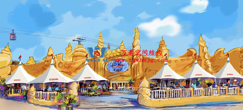 上海海昌海洋公園鋼膜結構工程完工 上海海昌海洋公園鋼膜結構工程完工