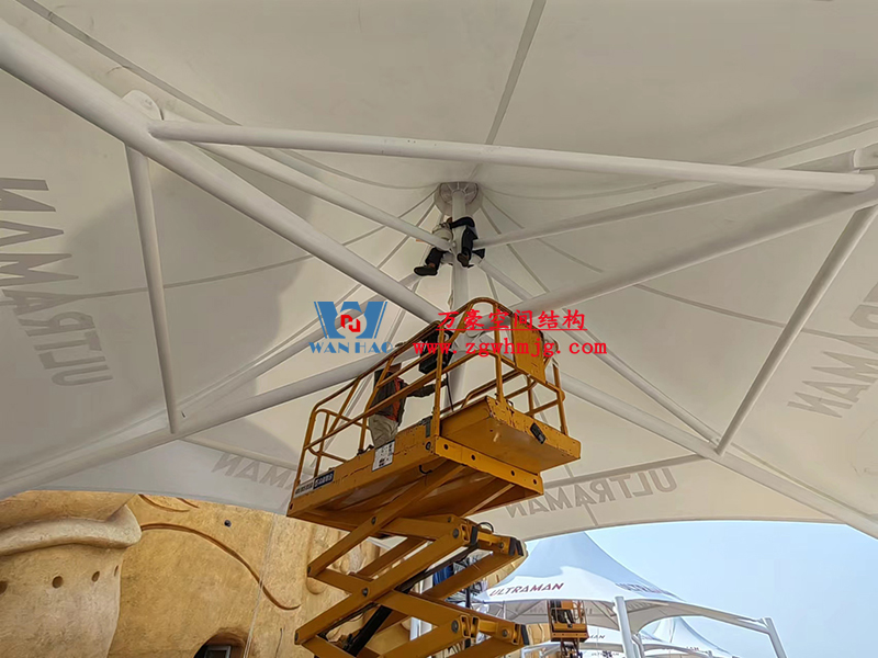 上海海昌海洋公園鋼膜結構工程完工 上海海昌海洋公園鋼膜結構工程完工