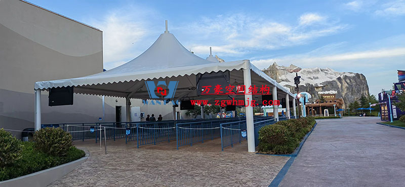 上海海昌海洋公園鋼膜結構工程完工 上海海昌海洋公園鋼膜結構工程完工