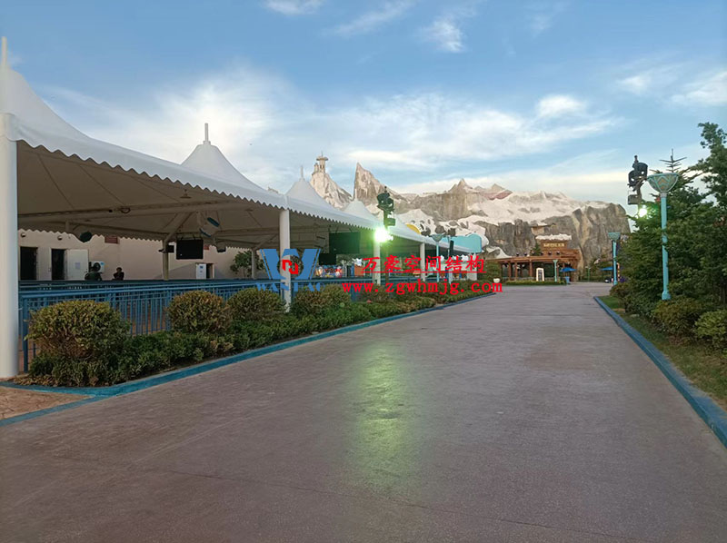 上海海昌海洋公園鋼膜結構工程完工 上海海昌海洋公園鋼膜結構工程完工