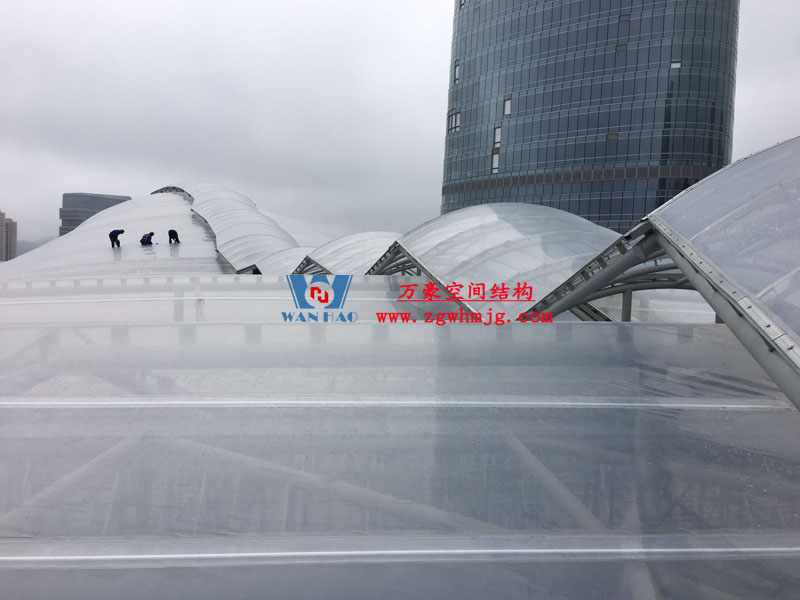 遵義高鐵新城ETFE天幕膜結構項目 遵義高鐵新城ETFE天幕膜結構項目