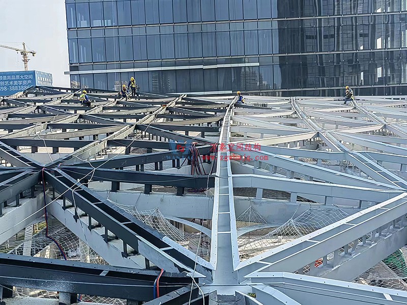 中交海南總部基地項目三標段幕墻及欄桿工程最新施工進度