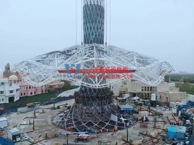 I TOWER-芭蕾舞者裙擺提升安裝階段完美收官！