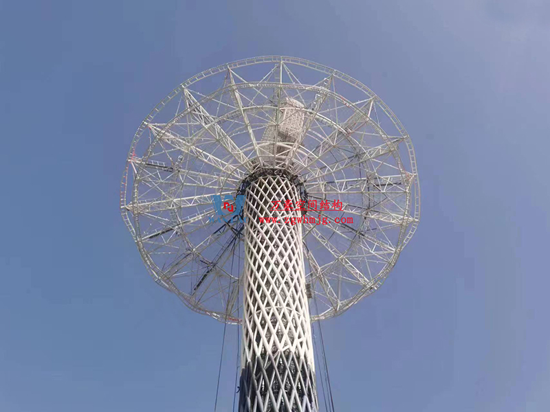 I TOWER-芭蕾舞者裙擺提升安裝階段完美收官！