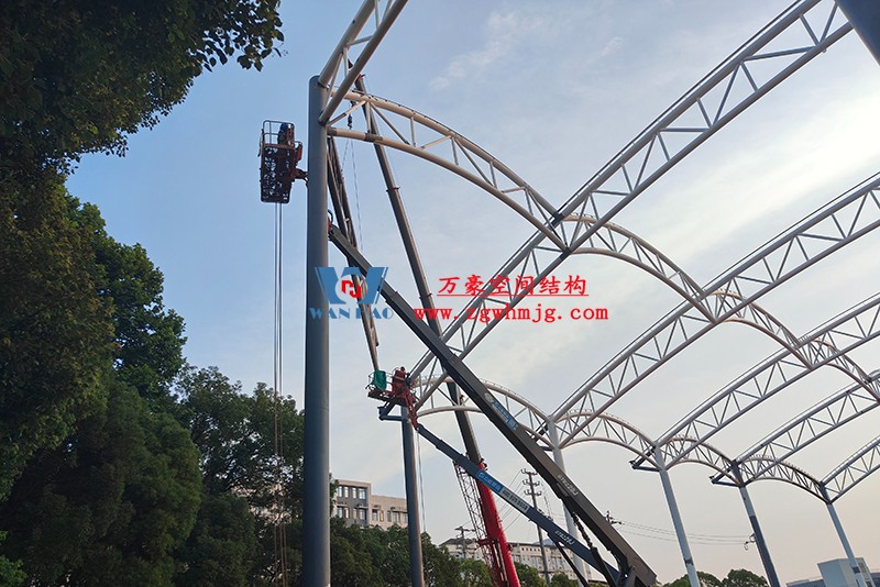 國(guó)網(wǎng)江西省電力有限公司培訓(xùn)中心實(shí)訓(xùn)基地改造膜結(jié)構(gòu)項(xiàng)目最新施工進(jìn)度 國(guó)網(wǎng)江西省電力有限公司培訓(xùn)中心實(shí)訓(xùn)基地改造膜結(jié)構(gòu)項(xiàng)目最新施工進(jìn)度