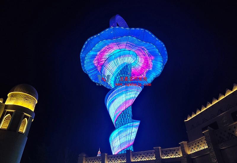 西安絲路塔ETFE膜結構項目順利完工