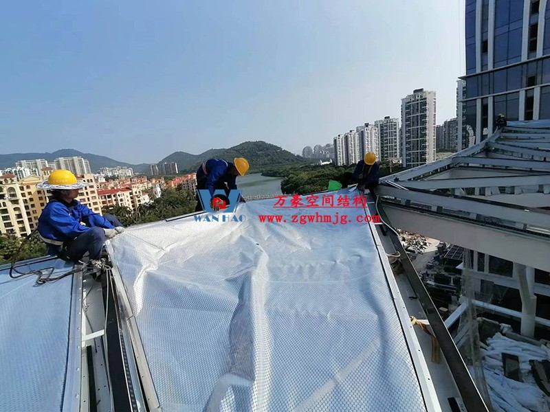 中交海南總部基地項目A地塊三標(biāo)段ETFE膜結(jié)構(gòu)項目 中交海南總部基地項目A地塊三標(biāo)段ETFE膜結(jié)構(gòu)項目