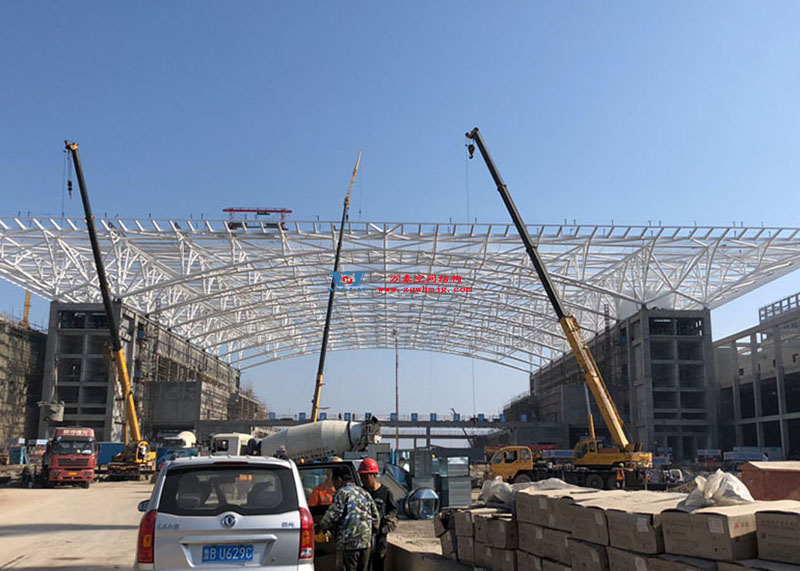 紅島國際會議中心異型鋼結構項目 紅島國際會議中心異型鋼結構項目