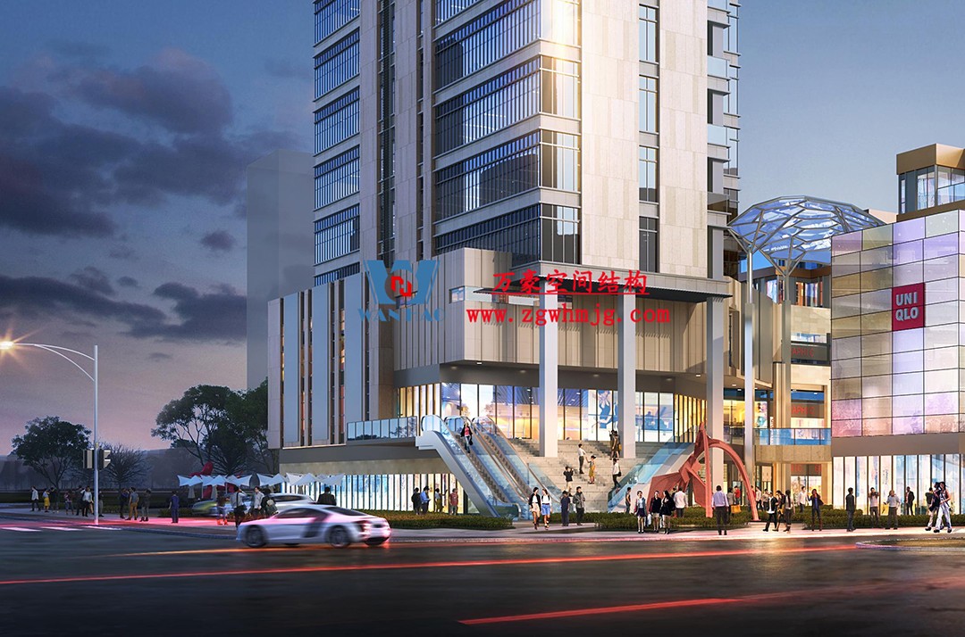 賦含夢幻色彩的商業街膜結構天幕,即將閃亮登場! 賦含夢幻色彩的商業街膜結構天幕,即將閃亮登場!