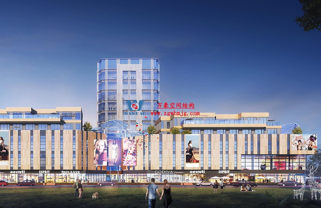 賦含夢幻色彩的商業街膜結構天幕,即將閃亮登場! 賦含夢幻色彩的商業街膜結構天幕,即將閃亮登場!