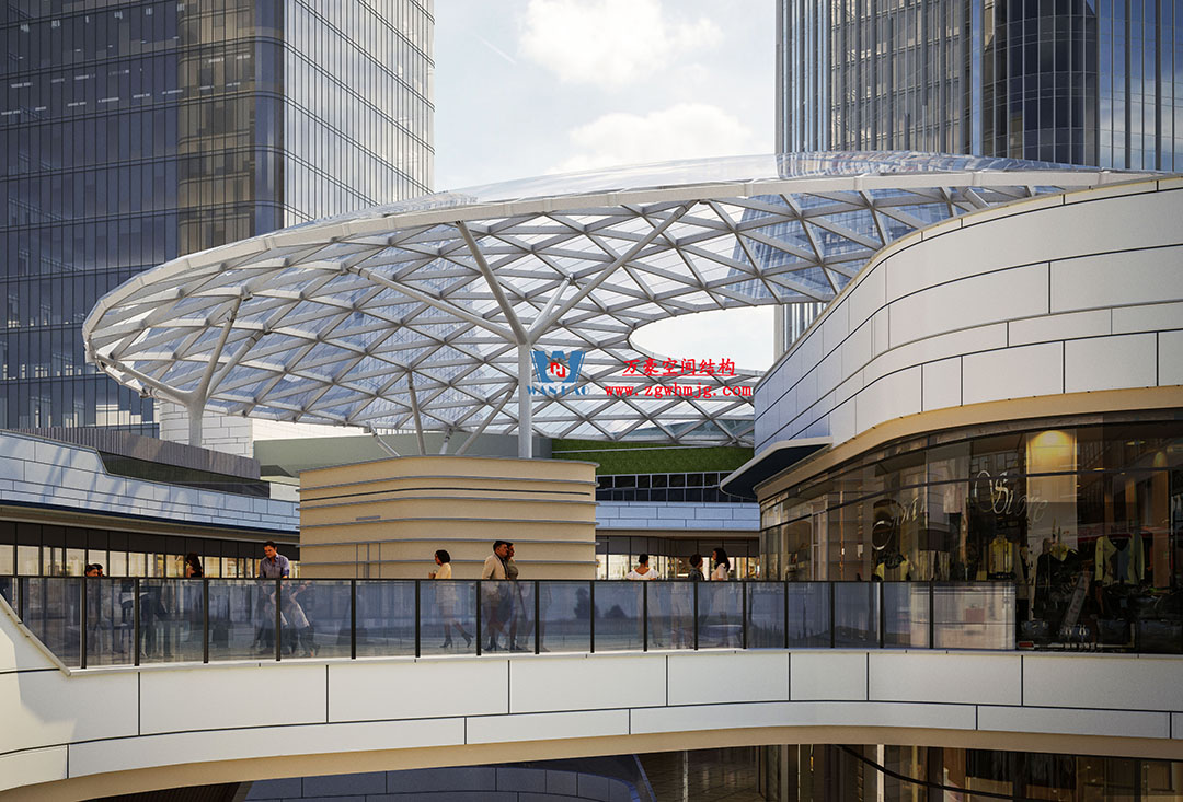 擁有夢幻外衣的ETFE膜結構商業天幕