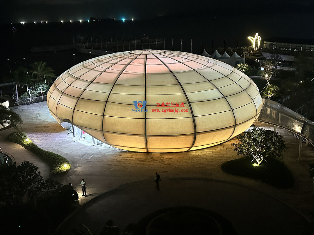 京基大梅沙酒店多功能活動廳鋼膜結構 京基大梅沙酒店多功能活動廳鋼膜結構