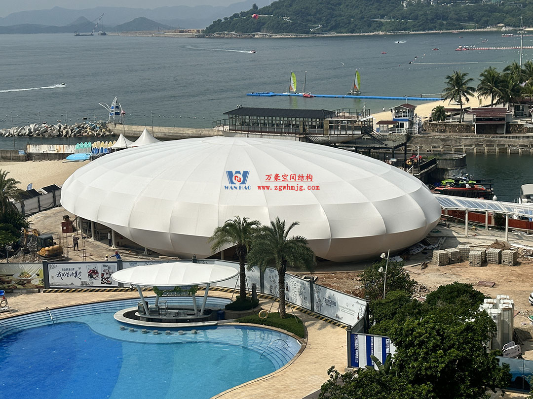 京基大梅沙酒店多功能活動廳鋼膜結構 京基大梅沙酒店多功能活動廳鋼膜結構