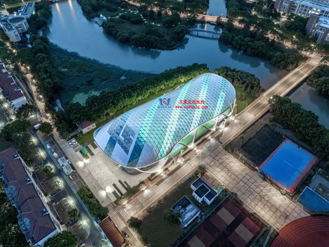 帆影碧波|風雨操場上的ETFE膜結構穹頂 帆影碧波|風雨操場上的ETFE膜結構穹頂