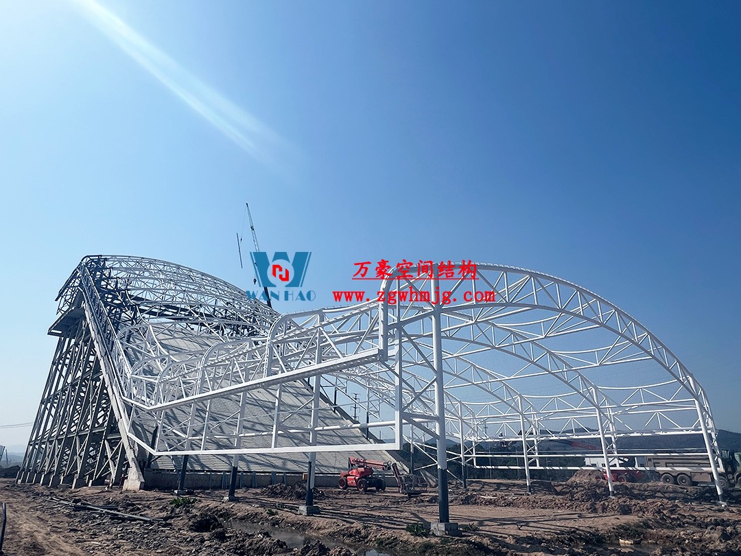 比亞迪紹興嵊州賽車場干拔沙坡觀景平臺鋼膜結構