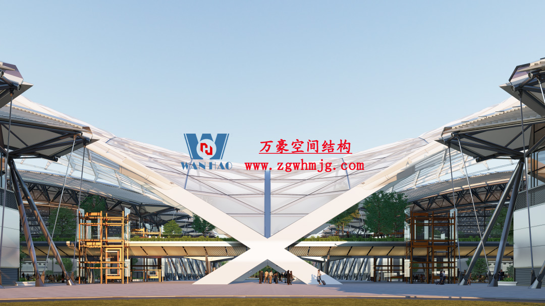 鄭州中原高鐵港數字展貿城鋼結構項目 鄭州中原高鐵港數字展貿城鋼結構項目