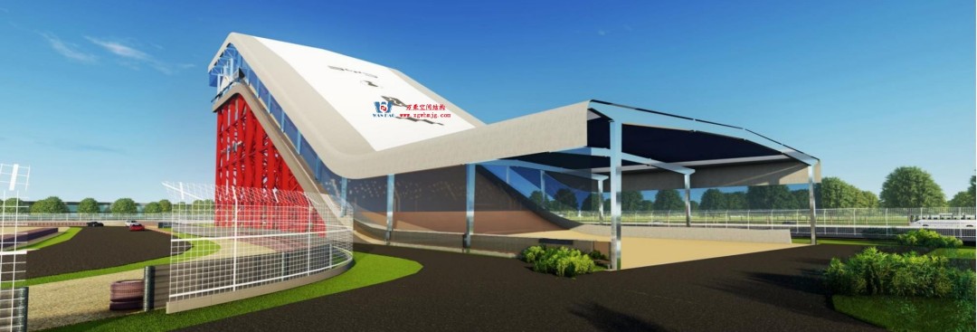 比亞迪紹興嵊州賽車(chē)場(chǎng)干拔沙坡觀景平臺(tái)鋼結(jié)構(gòu)項(xiàng)目 比亞迪紹興嵊州賽車(chē)場(chǎng)干拔沙坡觀景平臺(tái)鋼結(jié)構(gòu)項(xiàng)目