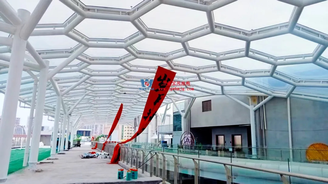 廣州茂名總匯天街商業街ETFE膜結構 廣州茂名總匯天街商業街ETFE膜結構