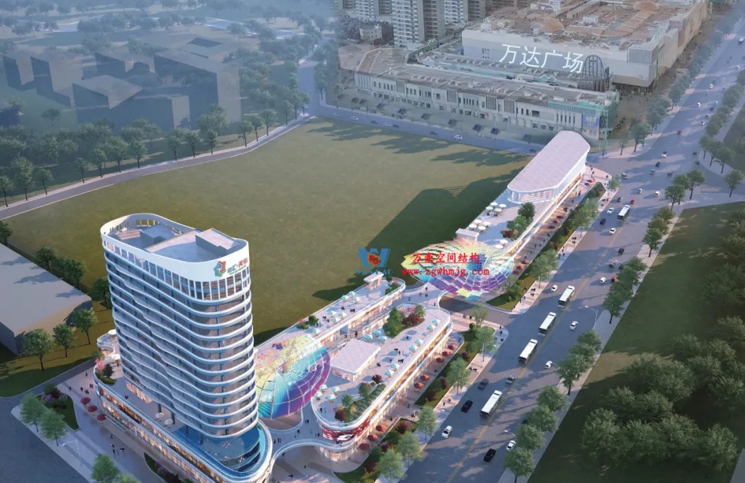 廣州茂名總匯天街商業(yè)街鋼結(jié)構(gòu)工程 廣州茂名總匯天街商業(yè)街鋼結(jié)構(gòu)工程