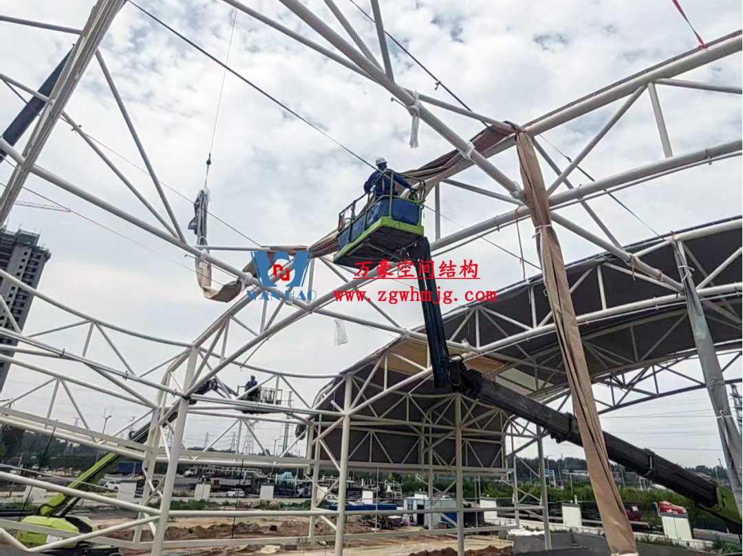 鄭州比亞迪沙坡PTFE膜結構工程