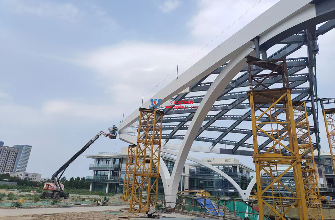 ETFE氣枕膜與雙曲面空間網殼結構結合是什么樣?一起來一睹真容 ETFE氣枕膜與雙曲面空間網殼結構結合是什么樣?一起來一睹真容