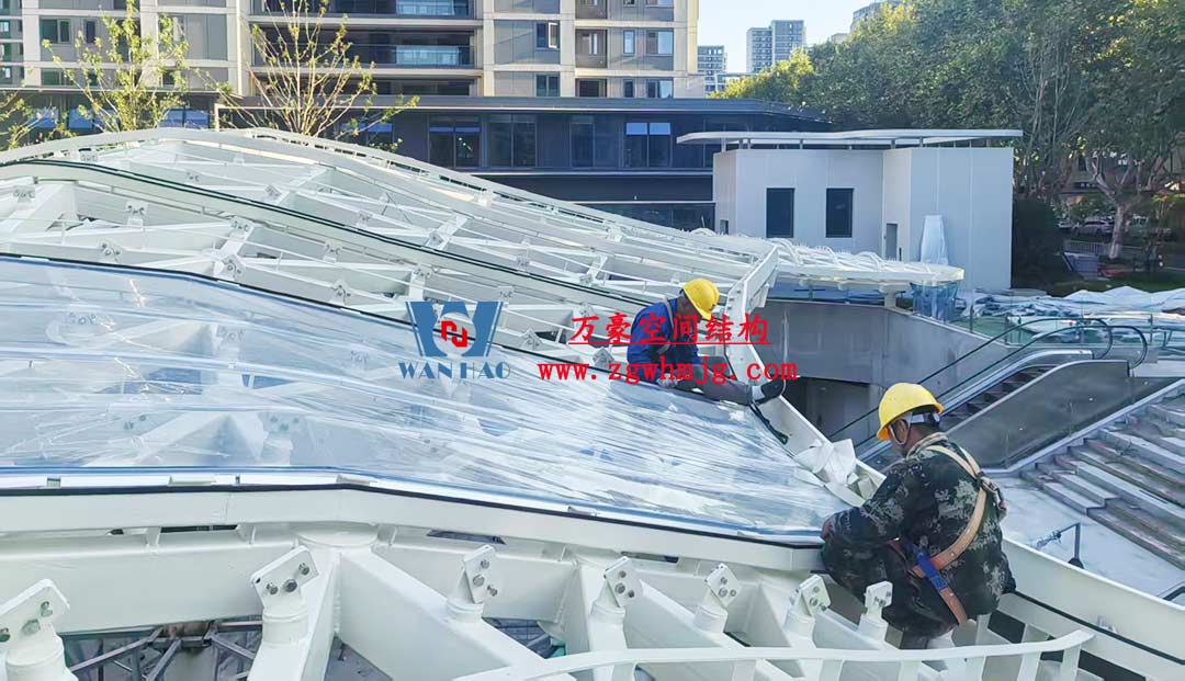 安吉縣人民路地塊房產開發ETFE膜結構項目