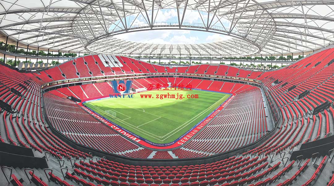 塞爾維亞國家足球場PTFE膜結構項目